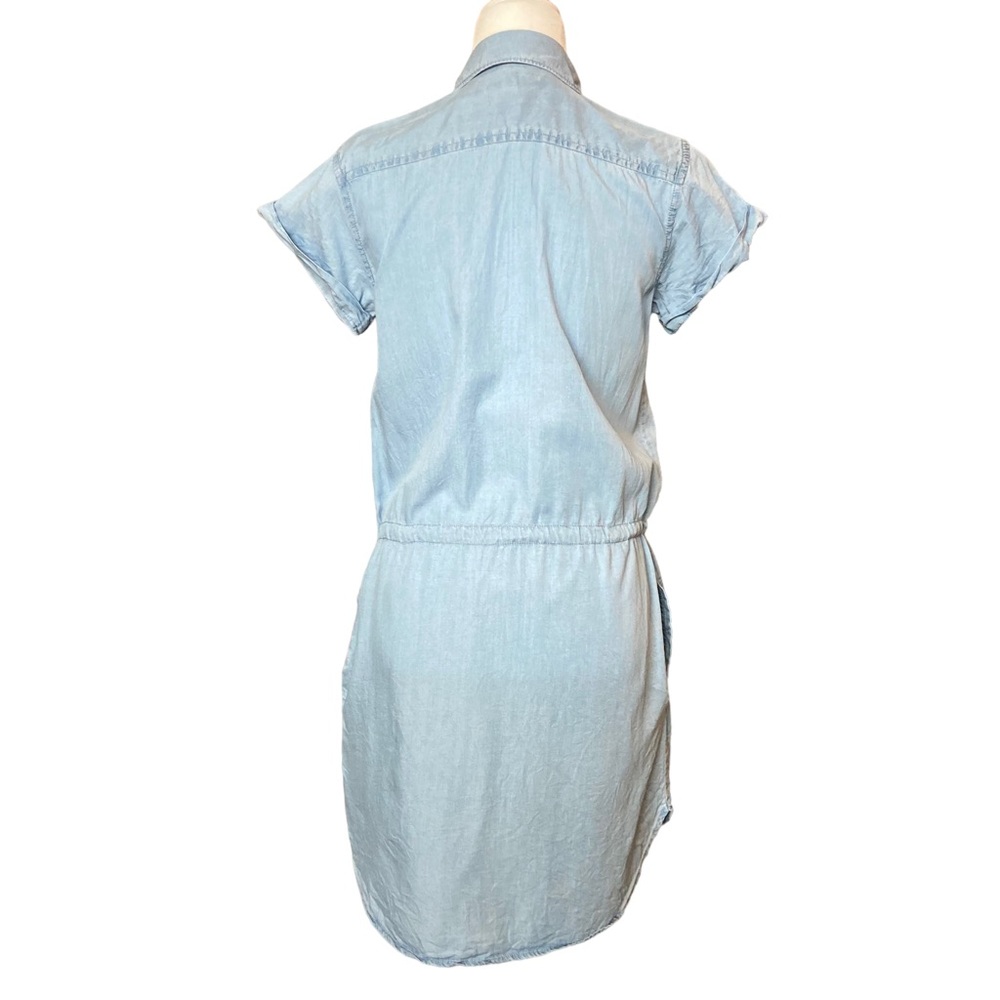 Thread & Supply Women's short sleeve chambray button down shirt dress, Sz S - Picture 13 of 17